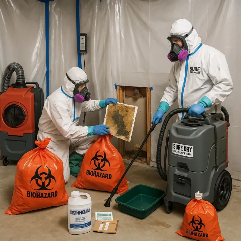 Contaminated Water Handling Protocols process in Tallmadge, OH